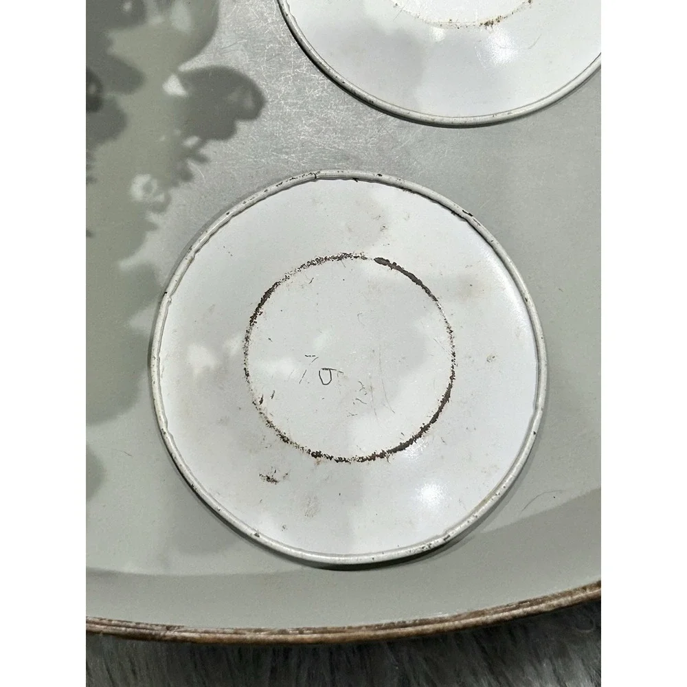 Hugga Bunch Metal Plates Pair Vintage Hallmark 1984‎ Tea Set